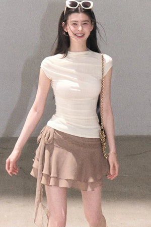 Valley Lace Trim Skirt