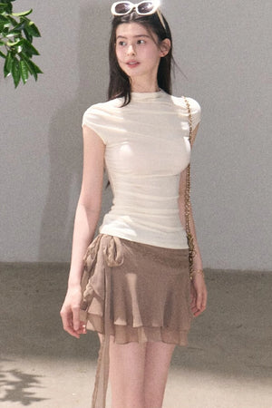 Valley Lace Trim Skirt