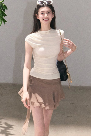 Valley Lace Trim Skirt