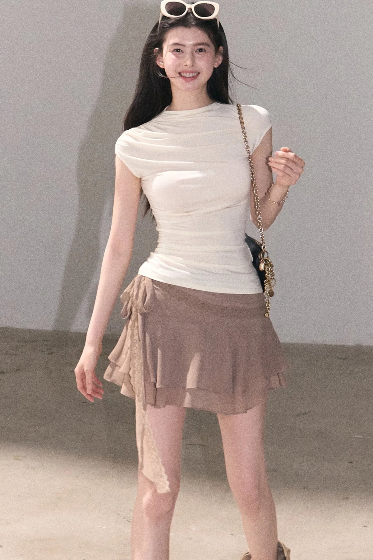 Valley Lace Trim Skirt
