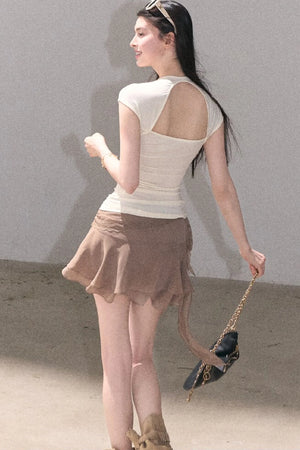 Valley Lace Trim Skirt