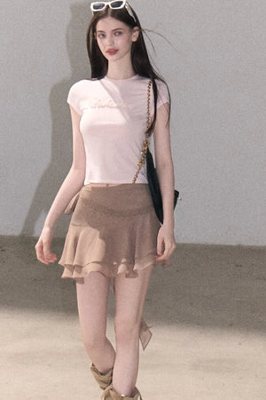 Valley Lace Trim Skirt