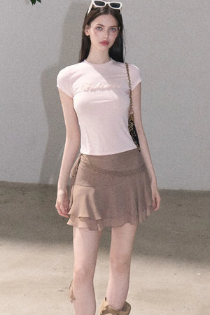 Valley Lace Trim Skirt