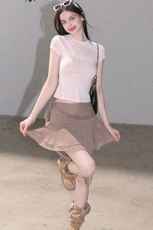Valley Lace Trim Skirt