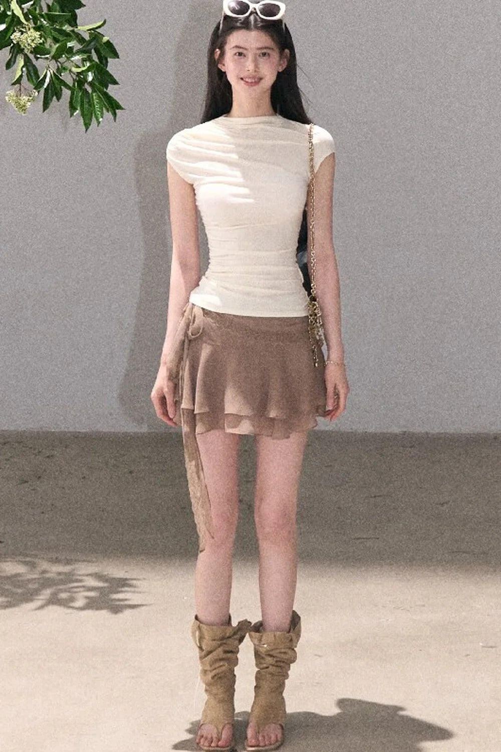 Valley Lace Trim Skirt