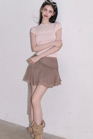 Valley Lace Trim Skirt