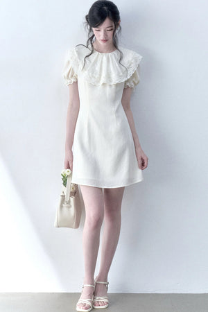 Vanilla Lace Doll Collar Dress