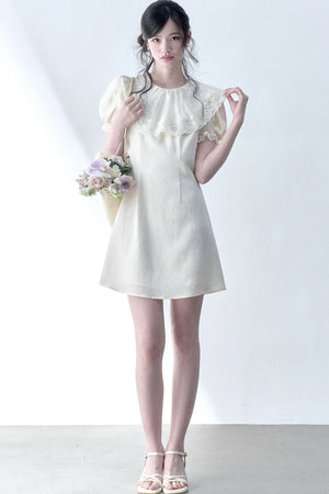 Vanilla Lace Doll Collar Dress