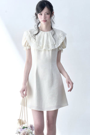 Vanilla Lace Doll Collar Dress
