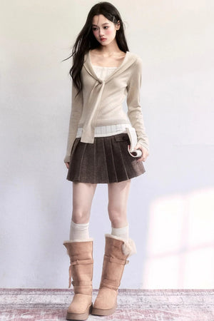 Velvet Dream Knitted Sweater