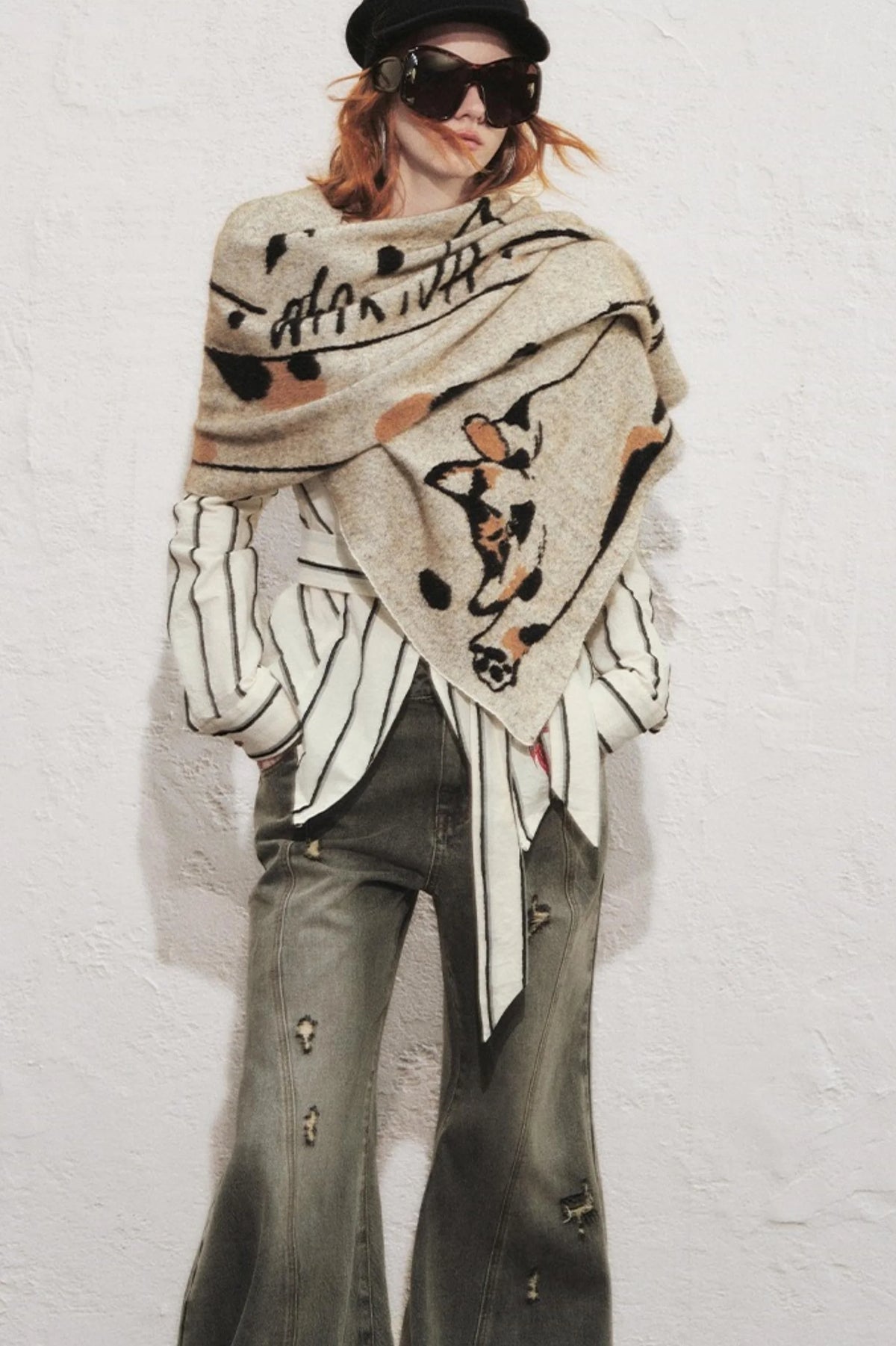 Velvet Knit Scarf