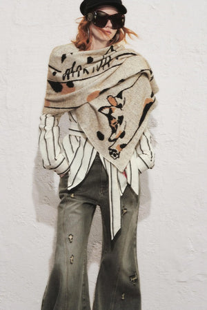 Velvet Knit Scarf
