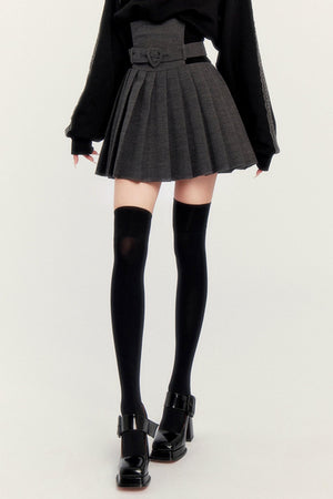 Velvet Non-Slip Over-the-Knee Socks