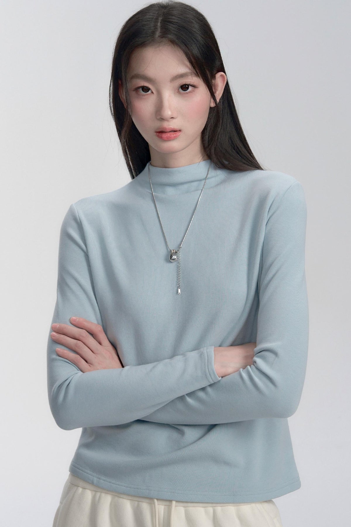 Velvet Puff Base Layer Top