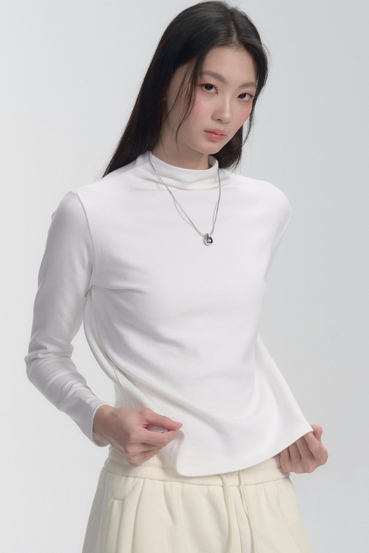 Velvet Puff Base Layer Top