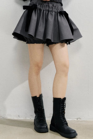 Velvet Puffy Skirt
