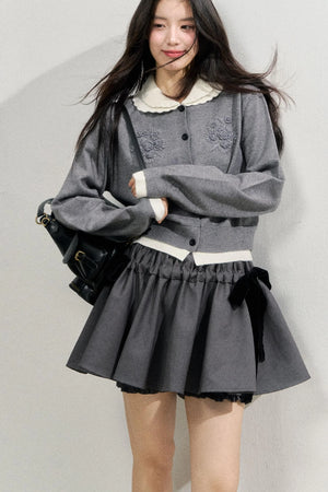 Velvet Puffy Skirt