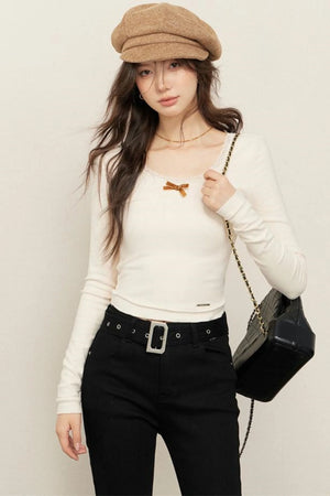 Velvet Ribbon Shirt