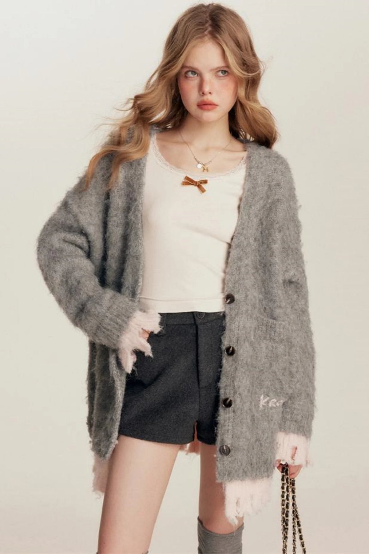 Velvet Ribbon Shirt