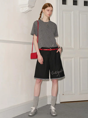 Versatile Bow Hot Diamond T-Shirt