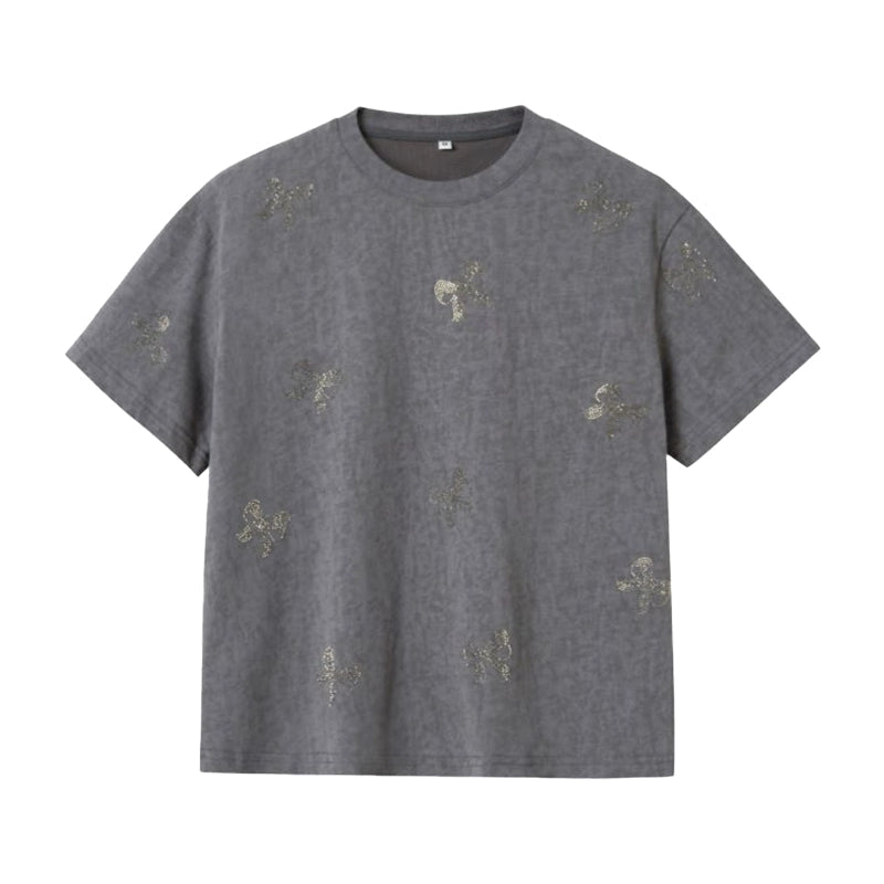 Versatile Bow Hot Diamond T-Shirt