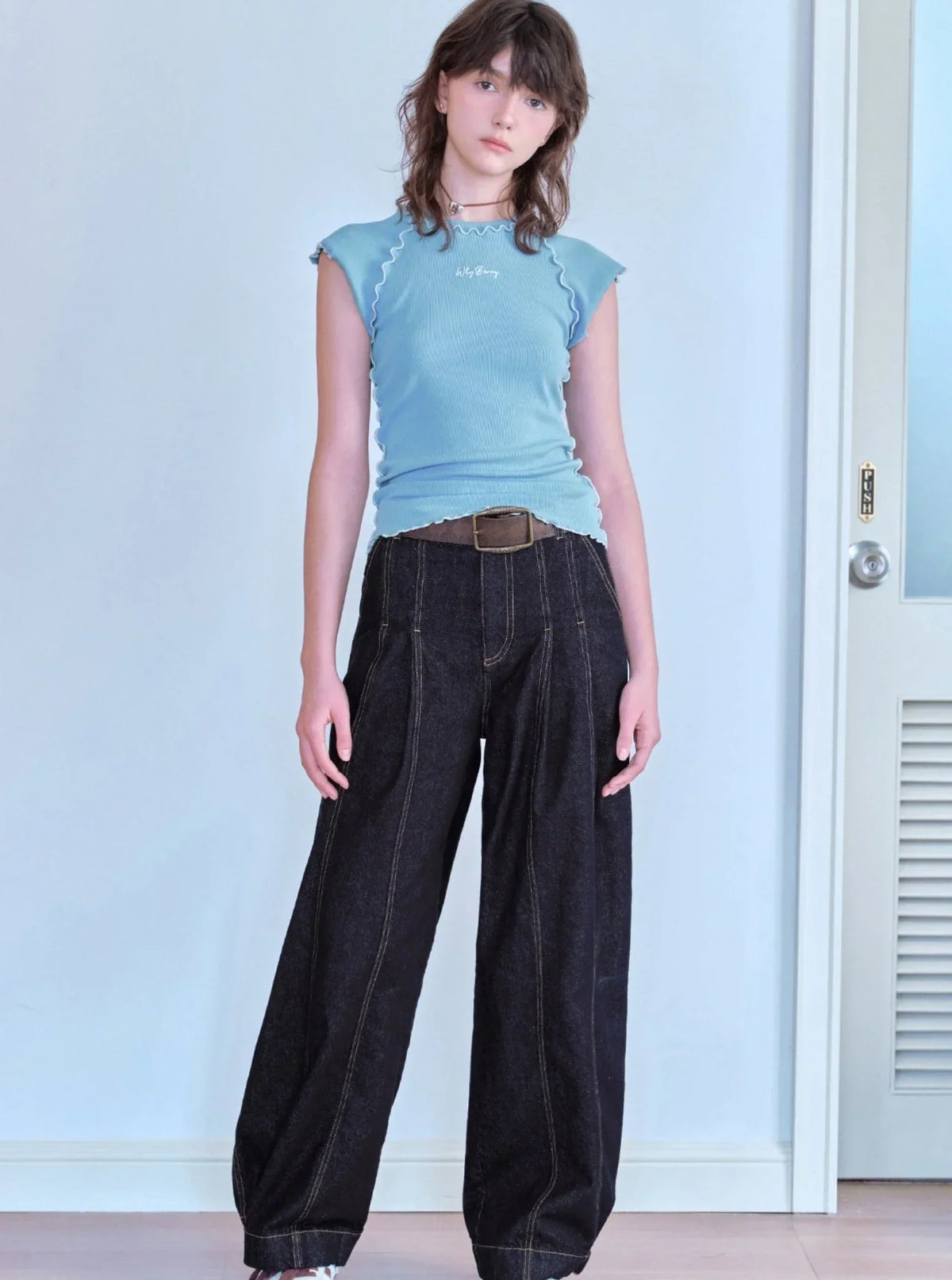 Versatile Casual Loose Denim Pants