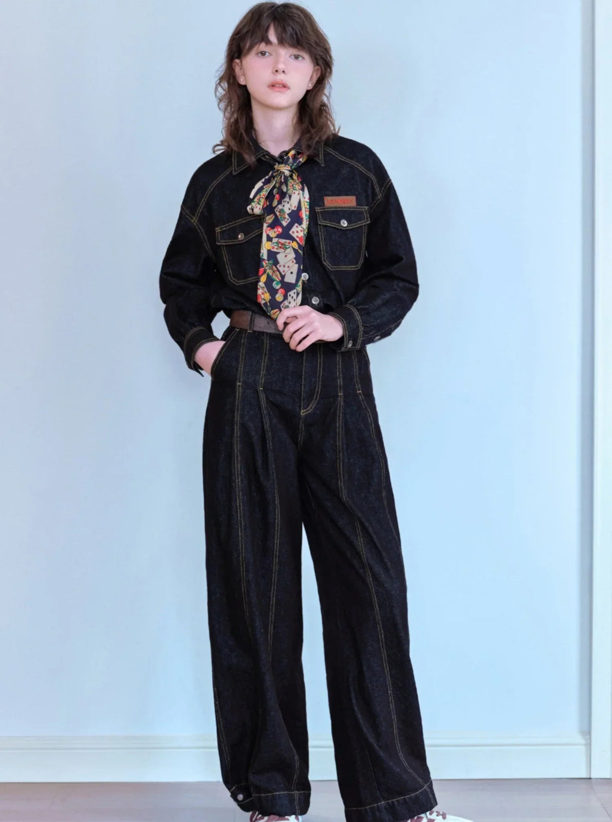 Versatile Casual Loose Denim Pants