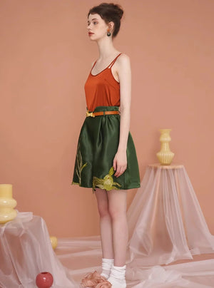 Versatile Casual Rabbit Embroidery Shorts