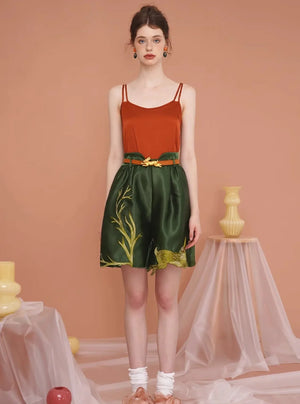 Versatile Casual Rabbit Embroidery Shorts