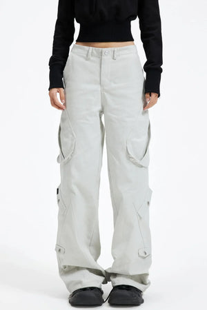 Versatile Casual Wide-Leg Pants