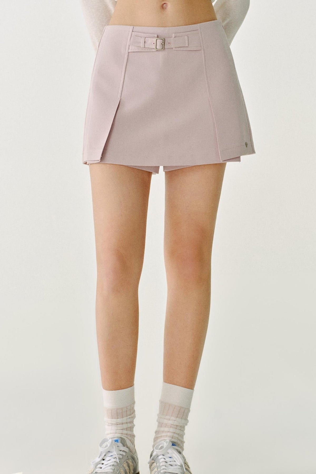 Versatile Double-Layered Shorts Skirt