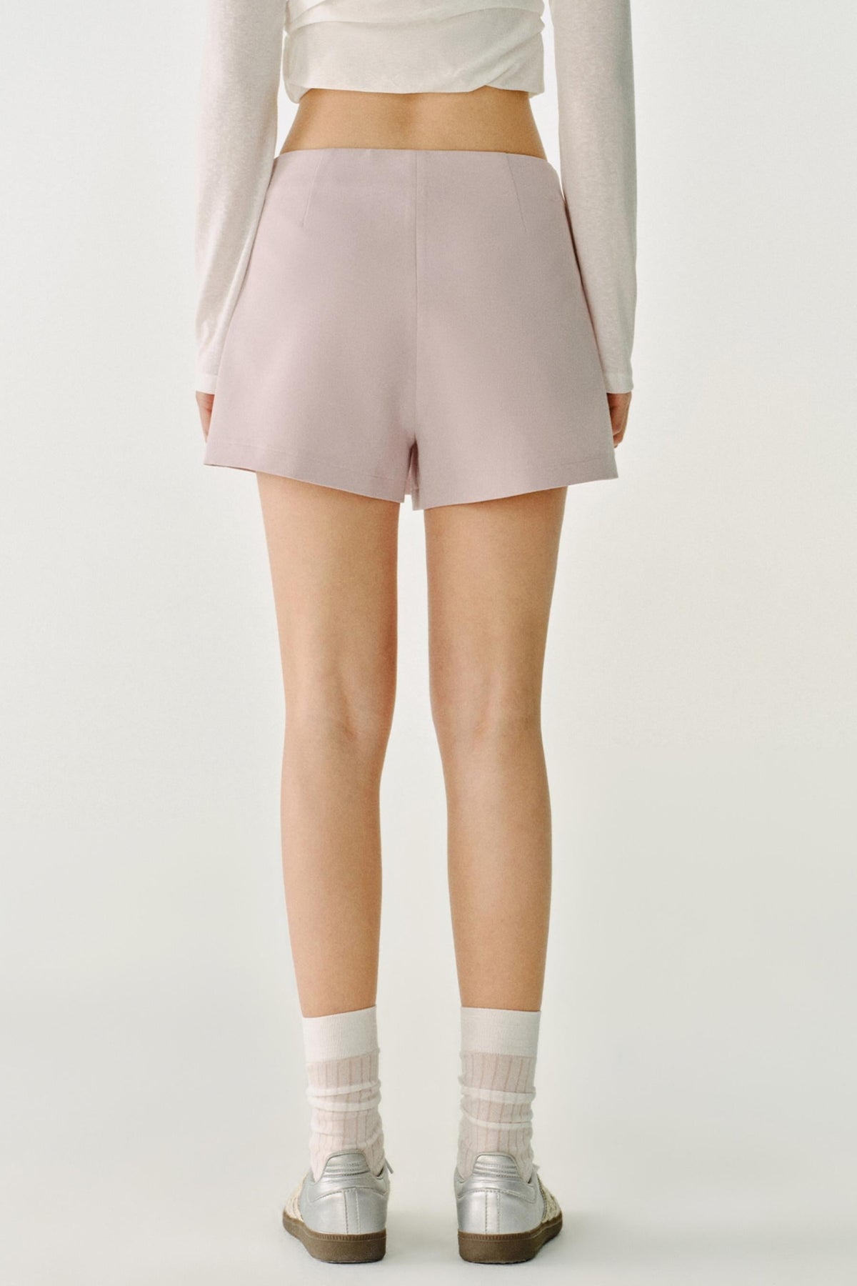 Versatile Double-Layered Shorts Skirt