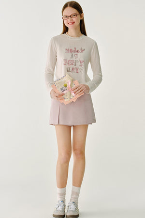 Versatile Double-Layered Shorts Skirt