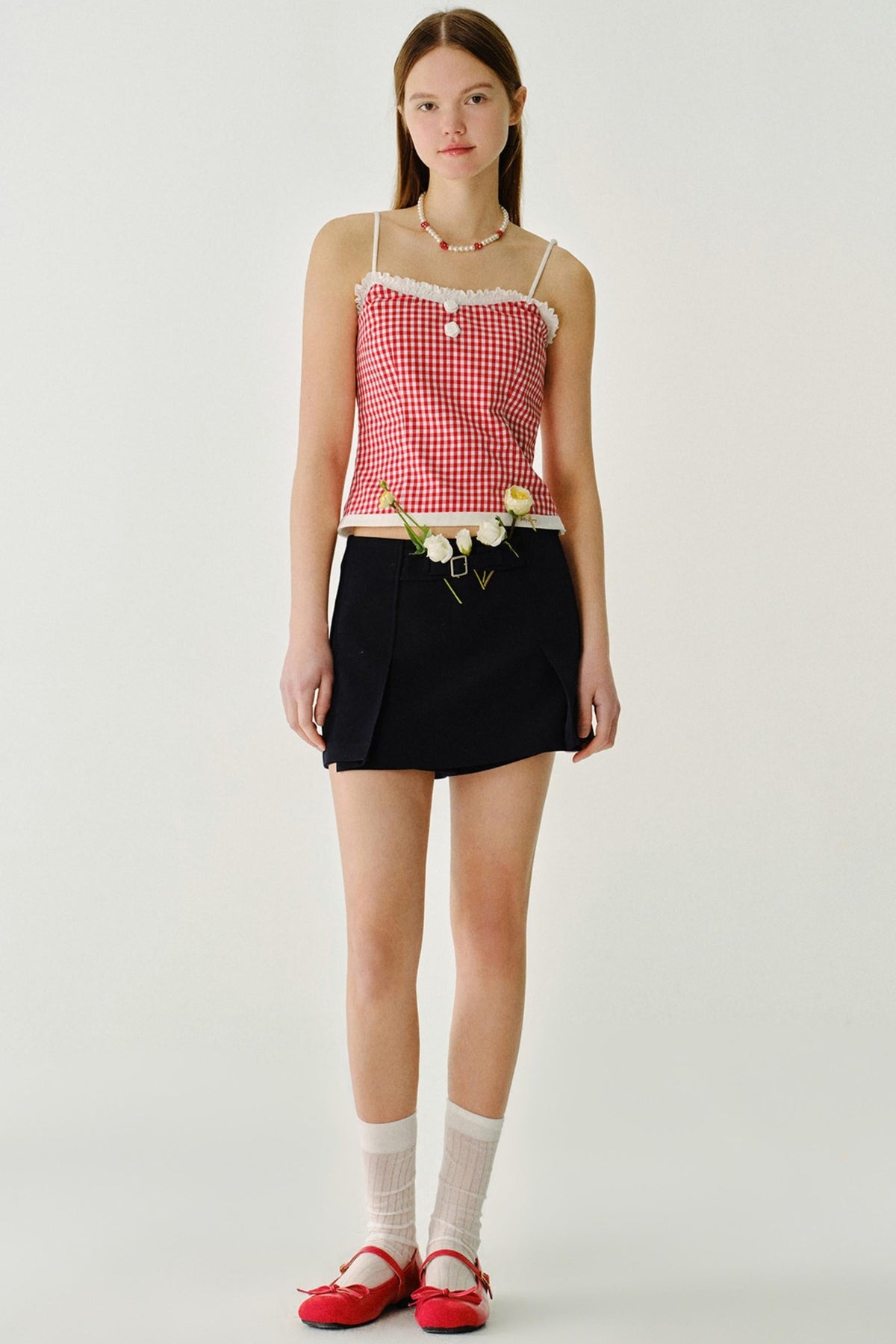 Versatile Double-Layered Shorts Skirt