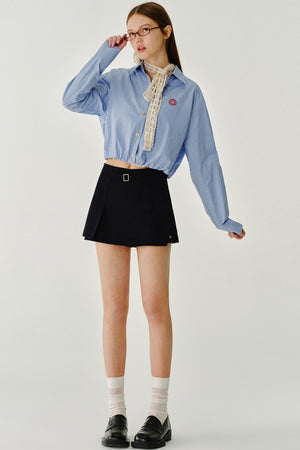Versatile Double-Layered Shorts Skirt