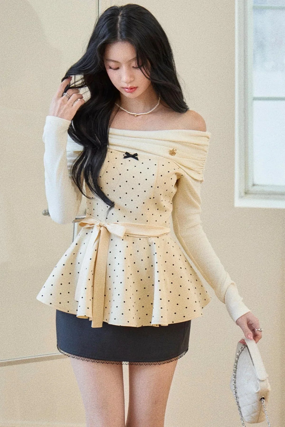 Versatile Gray A-Line Skirt