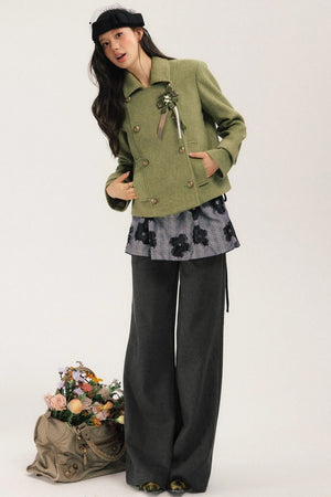Versatile Lace-up Waist Skirt