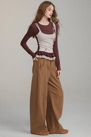 Versatile Loose Fit Trousers