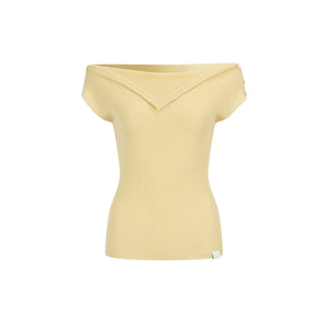 Versatile Off-Shoulder Knit Top