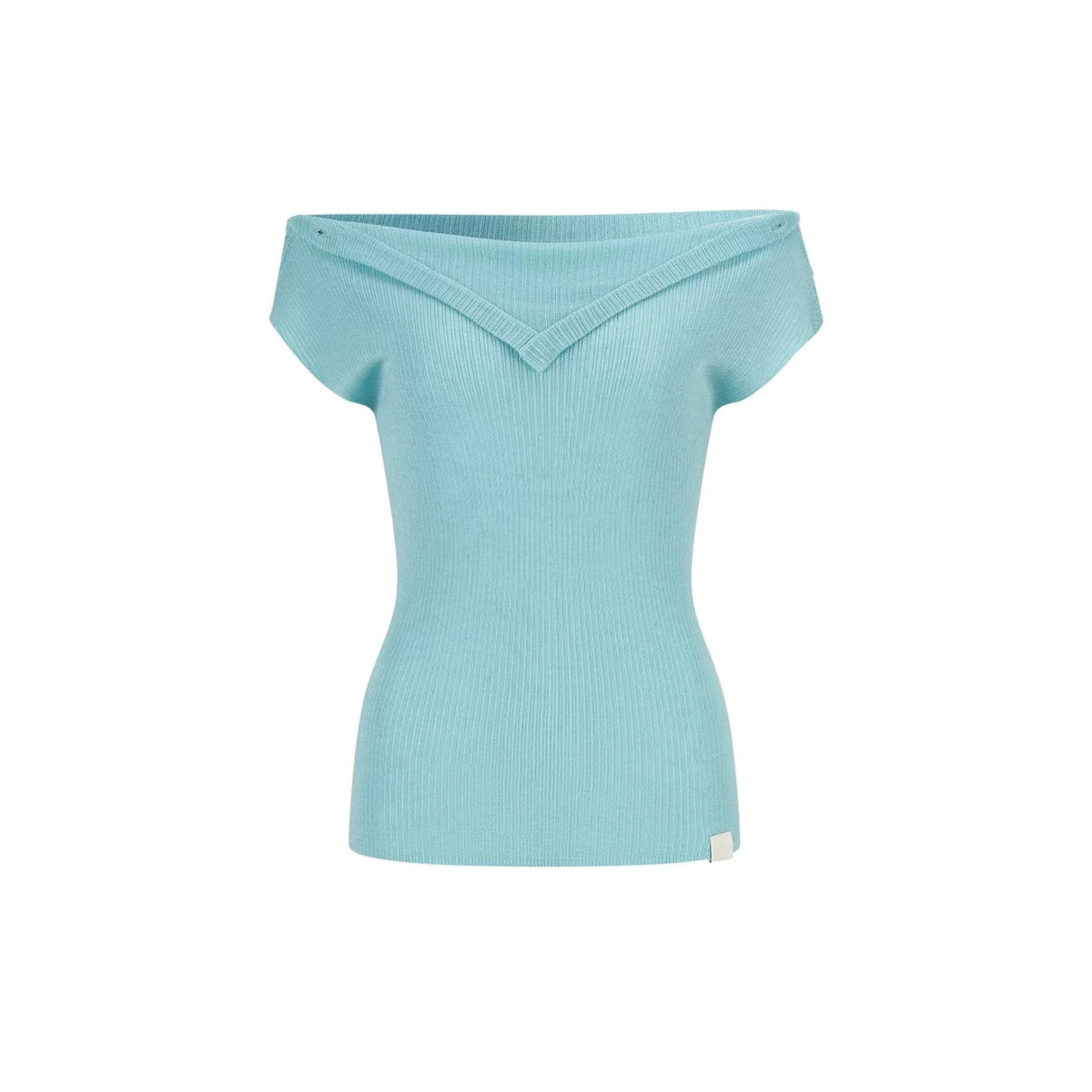 Versatile Off-Shoulder Knit Top