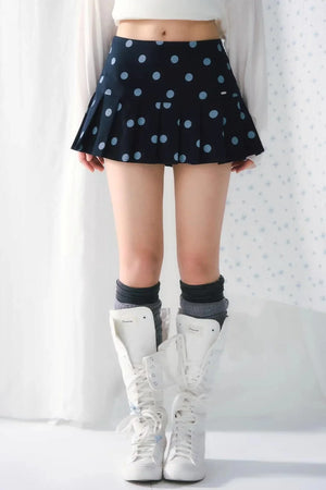 Versatile Polka Dot Skirt