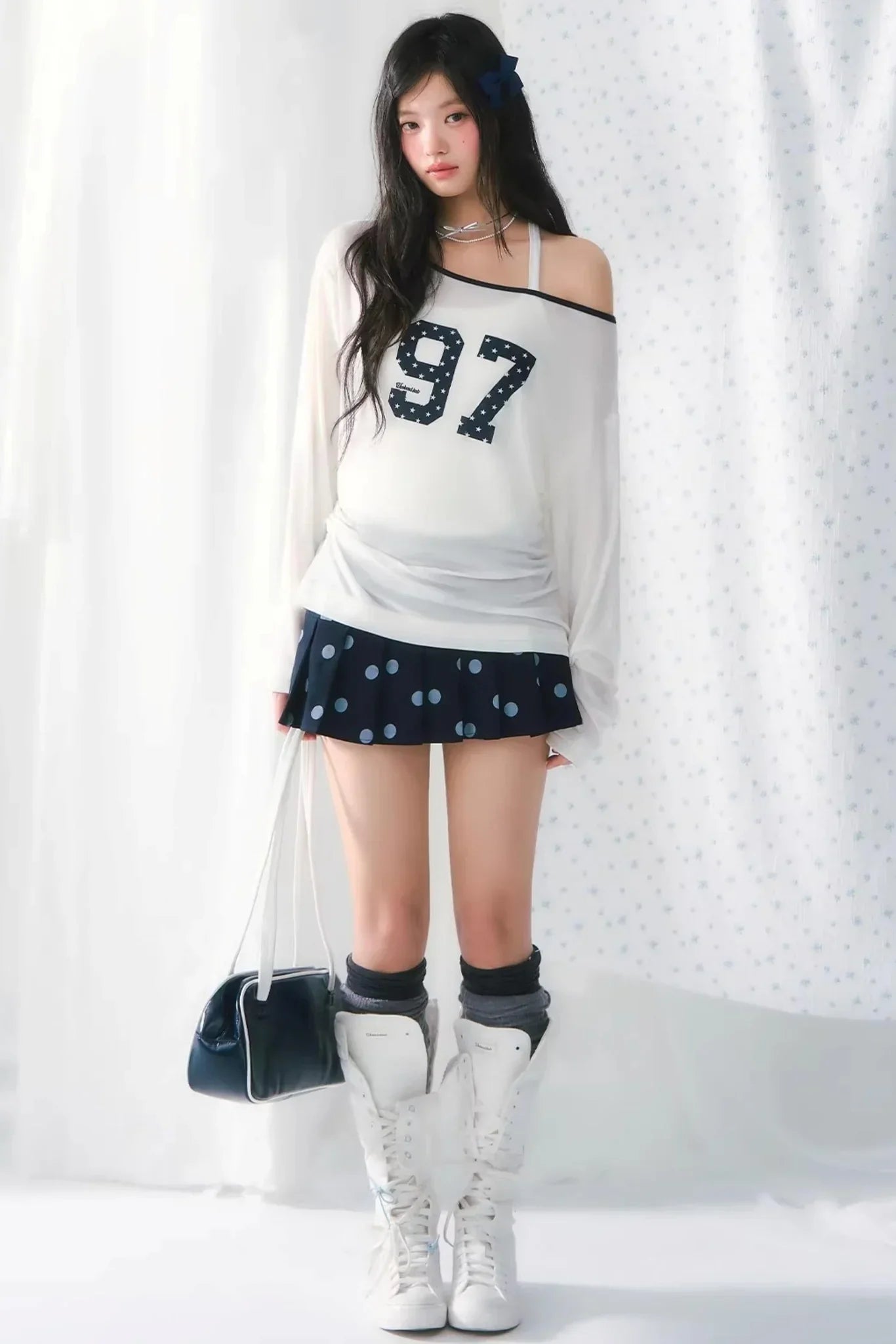 Versatile Polka Dot Skirt