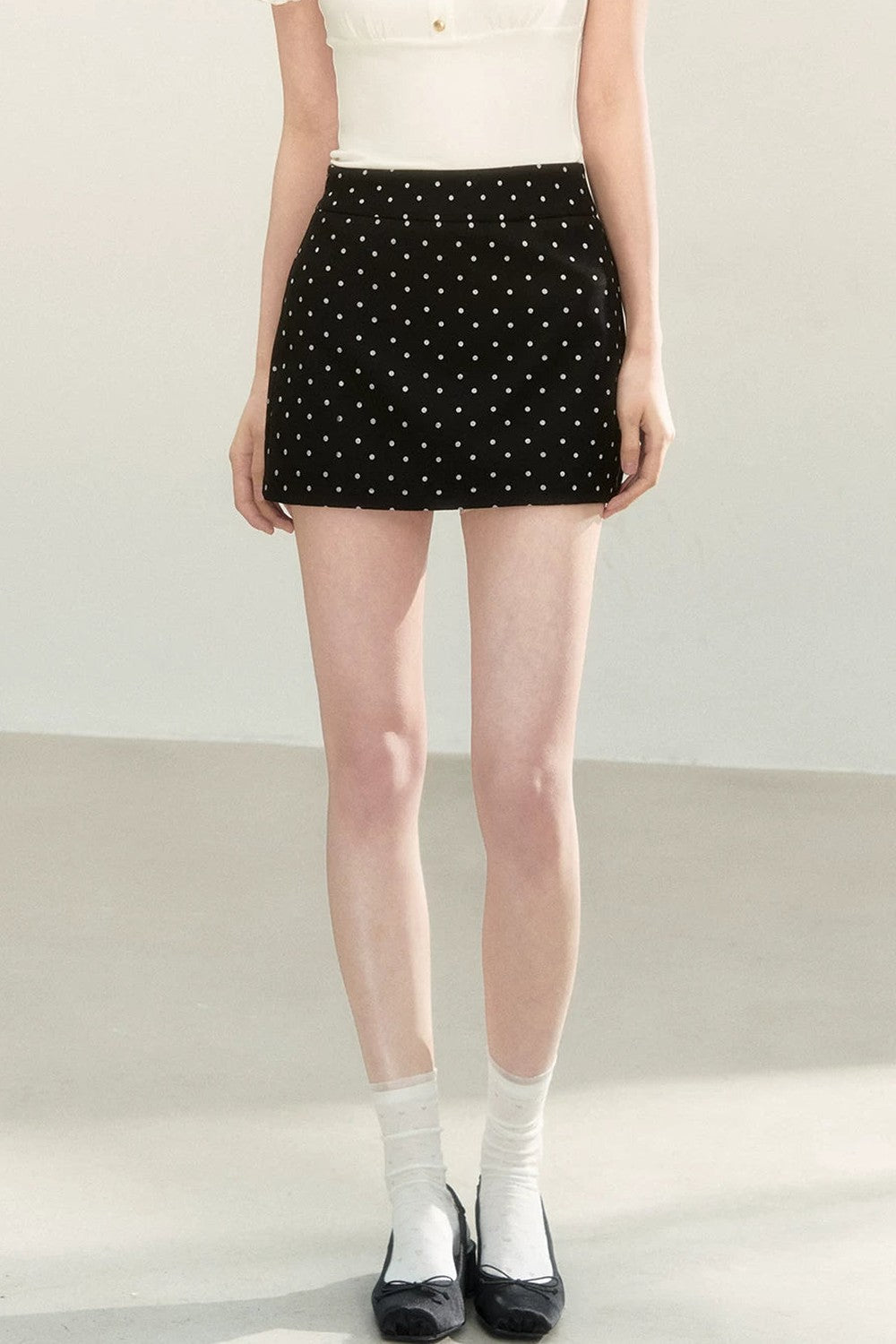 Versatile Polka Dot Skirt