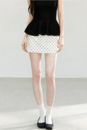 Versatile Polka Dot Skirt