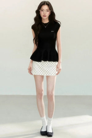 Versatile Polka Dot Skirt