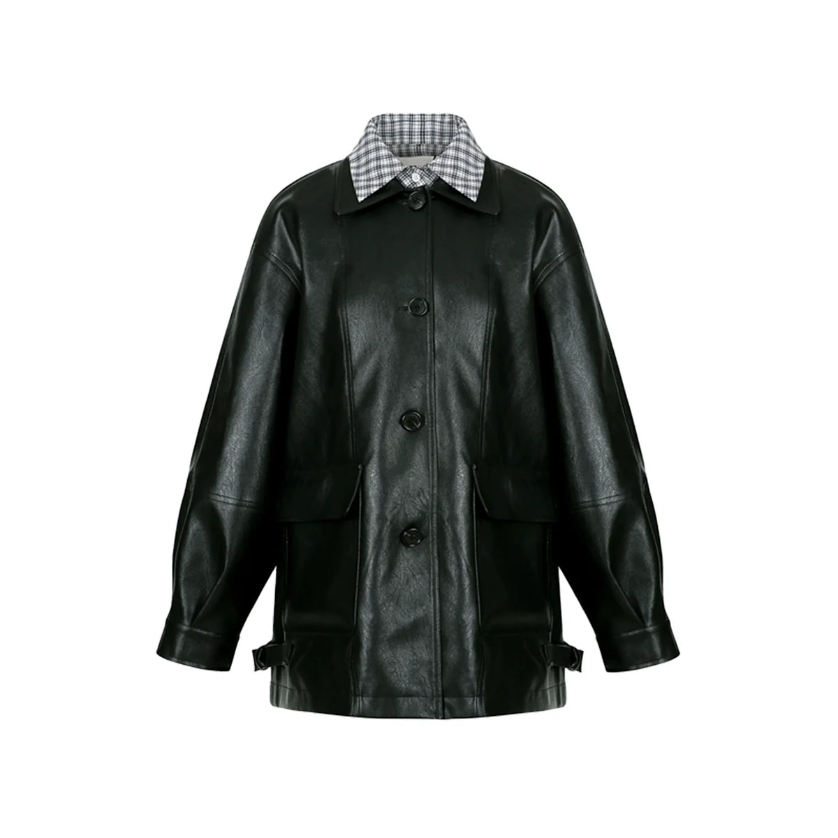 Versatile Retro Leather Jacket