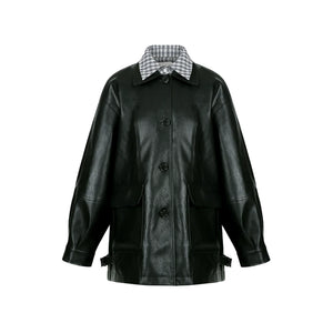 Versatile Retro Leather Jacket