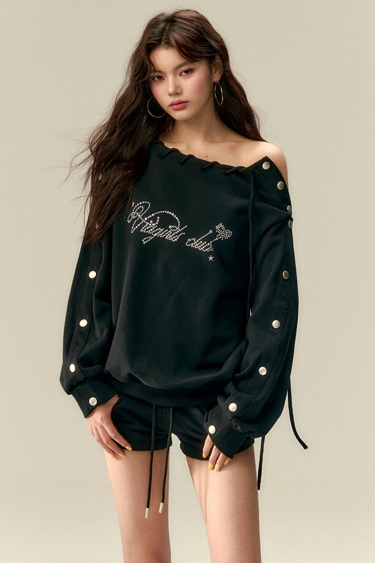 Versatile Skinny Streetwear Babes Top Set-Up