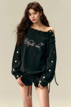 Versatile Skinny Streetwear Babes Top Set-Up