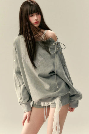 Versatile Skinny Streetwear Babes Top Set-Up